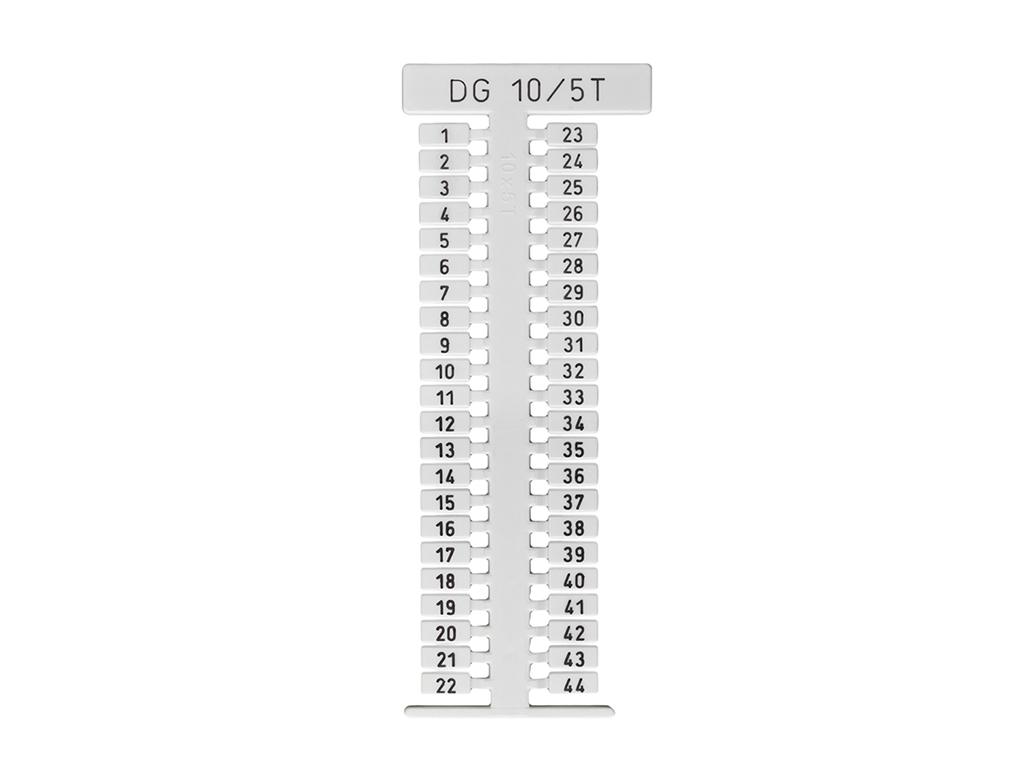 DG 10 X 5 T (WITHOUT PRINT) WHITE